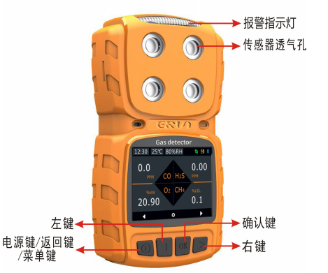 便携式扩散型巯基丙酸C3H6O2S气体报警仪